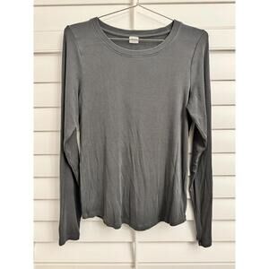 Wilfred Free ribbed long sleeve grey size Large